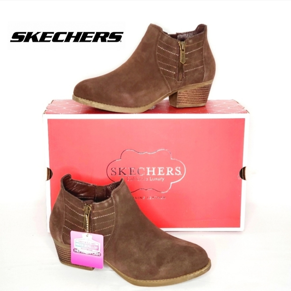 Skechers Women's Lasso Petrol Ankle Boot
